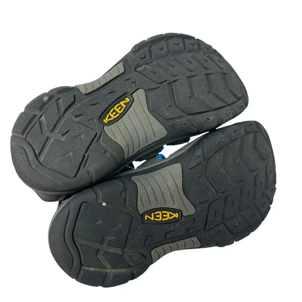 Keen Newport H2 Kids Size 2 Grey‎ Blue Waterproof Hiking Sport Sandals 1022839